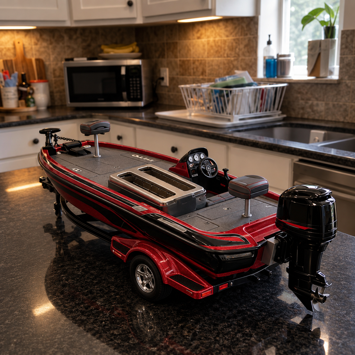 Red Nitro Boat Toaster