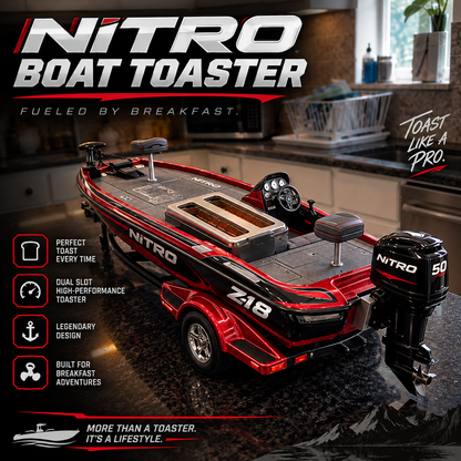 Red Nitro Boat Toaster